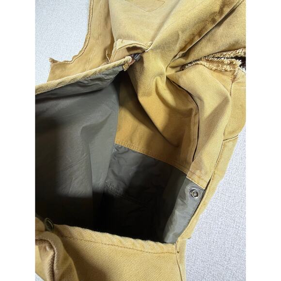 Duxback Men Medium Tan Hunting Zip Front Vest Outdoor Field Shooting Sportswear - Picture 10 of 10